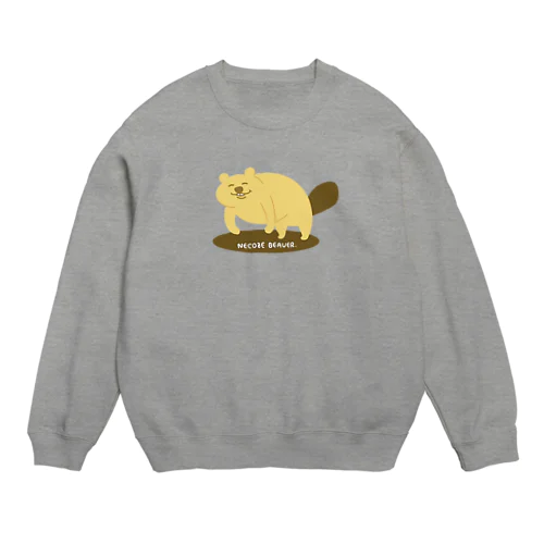 より猫背・ねこぜびーばー Crew Neck Sweatshirt