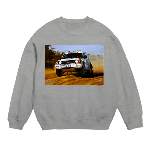 1997DAKAR 205 PAJERO Crew Neck Sweatshirt