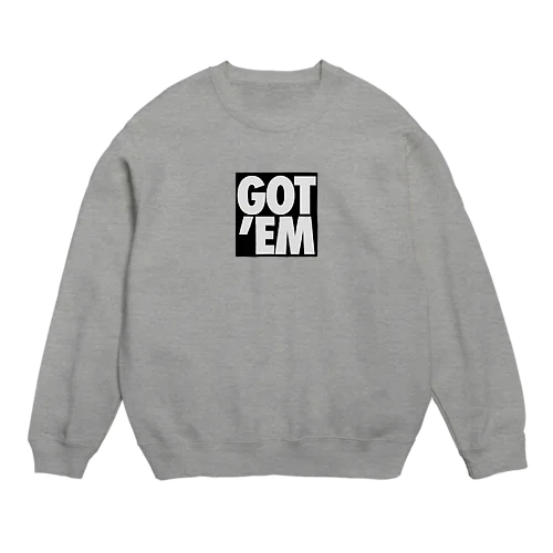 GOT' EM BLACK BOX LOGO Crew Neck Sweatshirt