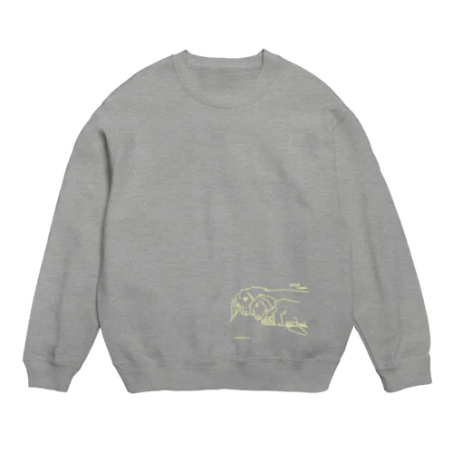 オーダー_チェルシーグッズ_スゥエット＿パステルイエロー Crew Neck Sweatshirt