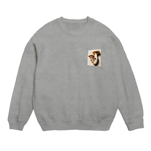 キノコ生えてる Crew Neck Sweatshirt