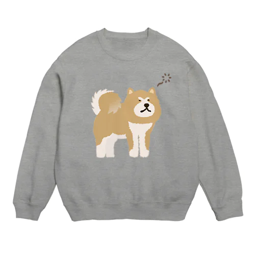 モヤっと秋田犬 Crew Neck Sweatshirt