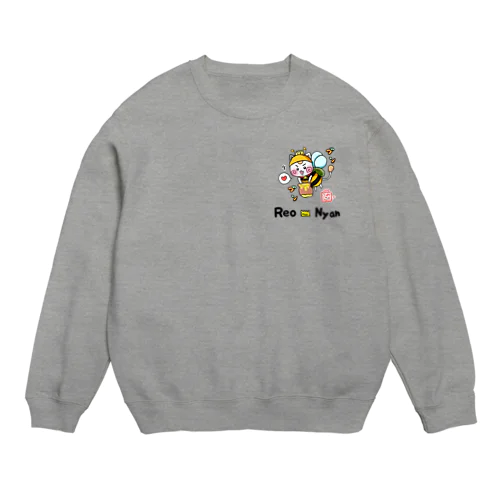 みつばち☆旅猫王子れぉにゃん Crew Neck Sweatshirt