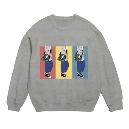 止まれ Crew Neck Sweatshirt