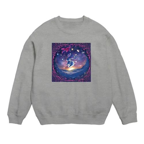 うさぎの異世界冒険 Crew Neck Sweatshirt