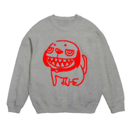 あかいぬ(悪 Crew Neck Sweatshirt