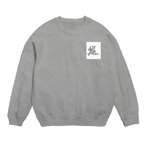 脳内ミジンコ Crew Neck Sweatshirt