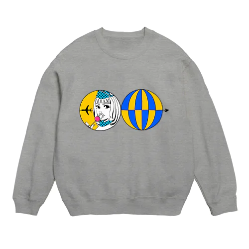 GO  TO HEAVEN Crew Neck Sweatshirt