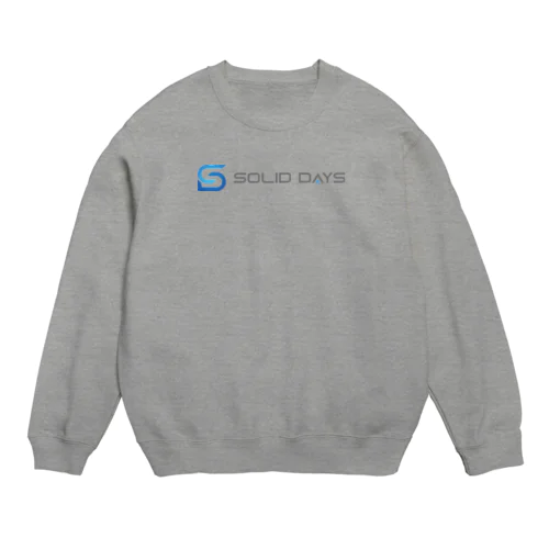 SOLID DAYS 2019 横 Crew Neck Sweatshirt