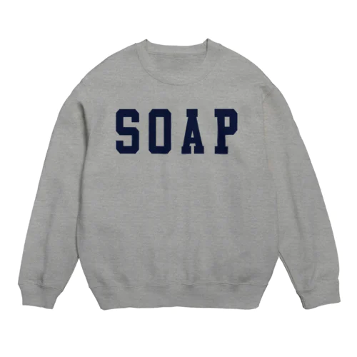 SOAPロゴ Crew Neck Sweatshirt