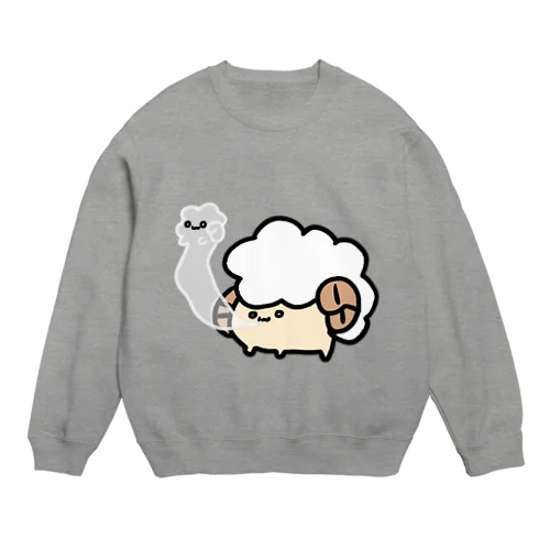 オワタなひつじさん(･ｪ･＠ Crew Neck Sweatshirt