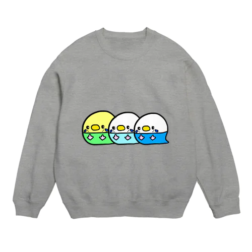 まるっコインコ Crew Neck Sweatshirt