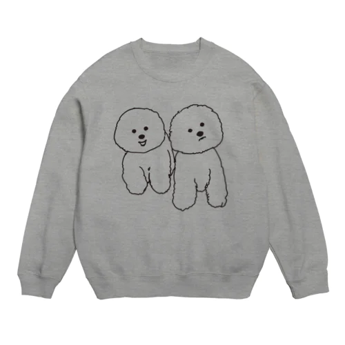 mamegoma01 Crew Neck Sweatshirt