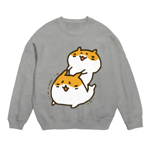 むにむにハムスター（カラー） Crew Neck Sweatshirt