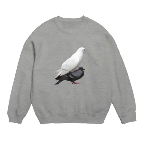 鳩の求愛 Crew Neck Sweatshirt