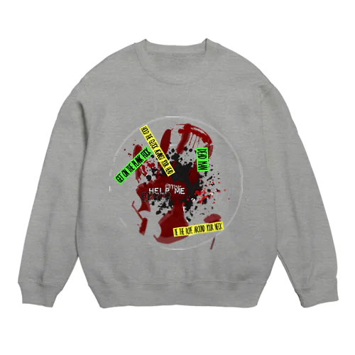 ヘルプミー Crew Neck Sweatshirt