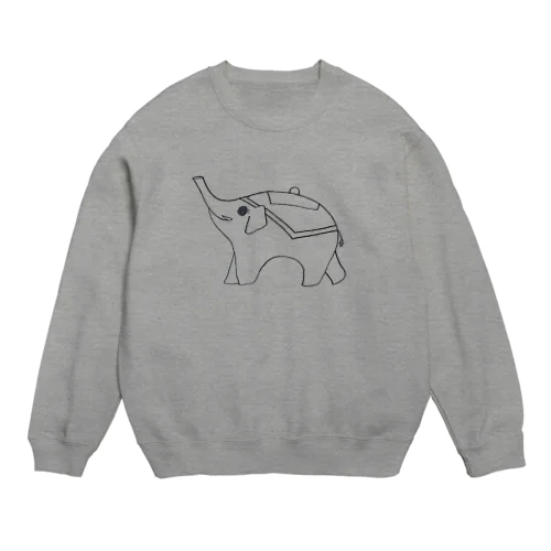 お茶ぞうさん(シャープ) Crew Neck Sweatshirt