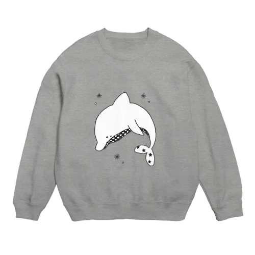 イルカくん Crew Neck Sweatshirt