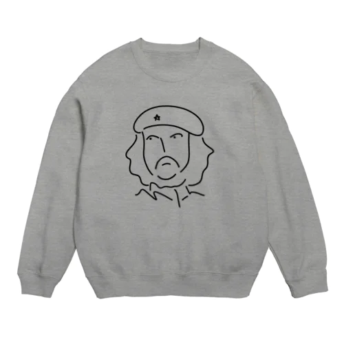 チェゲバラ イラスト 偉人 革命家 Crew Neck Sweatshirt