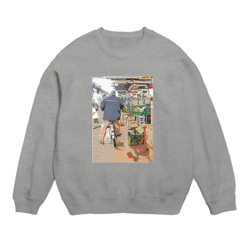 地下生鮮食品街 Crew Neck Sweatshirt