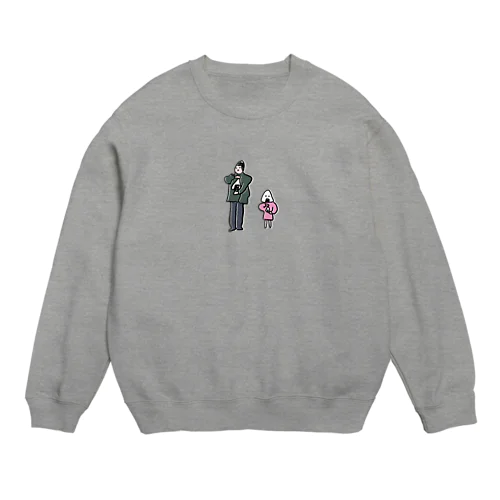 おにぎり製造者とおにぎり Crew Neck Sweatshirt