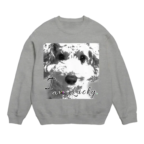 I am Lucky 2. Crew Neck Sweatshirt