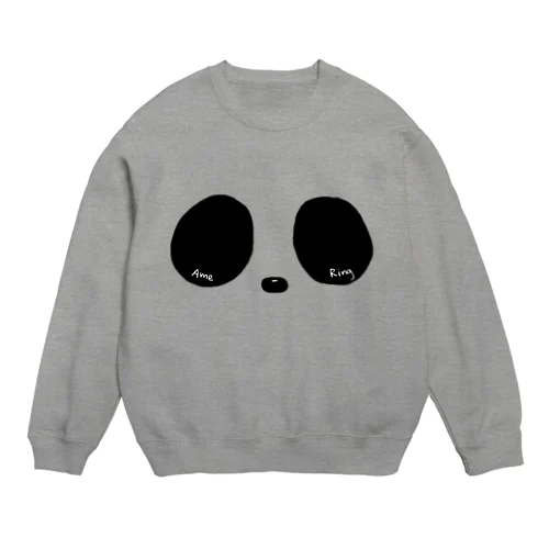 Ring Eye(モノクロ) Crew Neck Sweatshirt