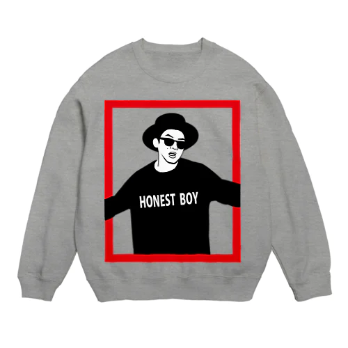 HONEST　BOY Crew Neck Sweatshirt