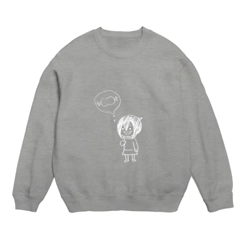 肉を想う Crew Neck Sweatshirt