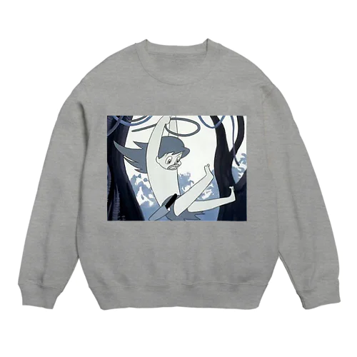 yscCAHN おおかみしょうねん Crew Neck Sweatshirt