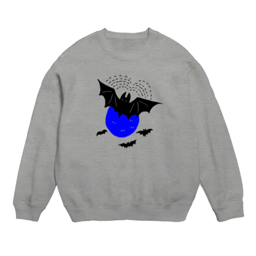 コウモリくん Crew Neck Sweatshirt