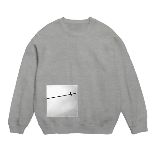 おそとのカラス Crew Neck Sweatshirt