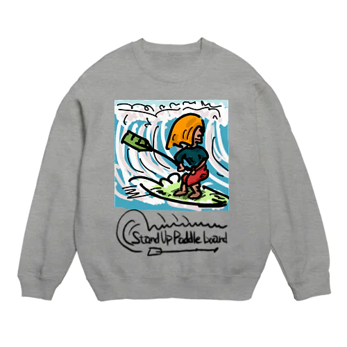 パドルボードカラー Crew Neck Sweatshirt