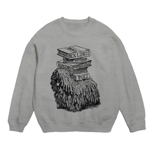 プーリー蔵書票 Crew Neck Sweatshirt