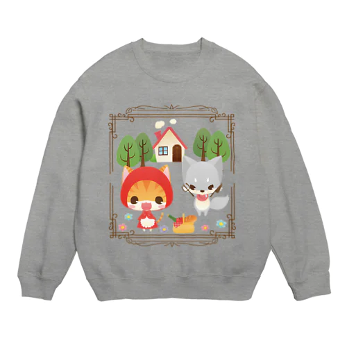 ねこかん赤ずきん２ Crew Neck Sweatshirt