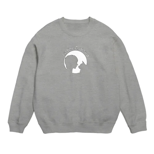 oshima white Crew Neck Sweatshirt