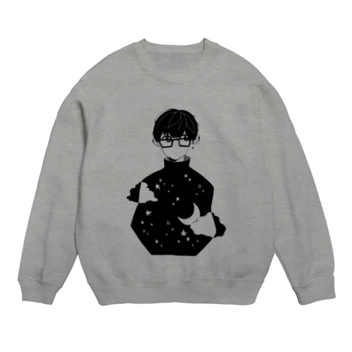 星の住む服【白なし】 Crew Neck Sweatshirt