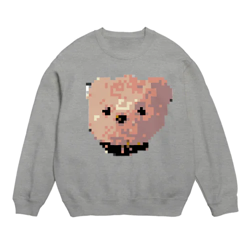 Pixel Teddy Crew Neck Sweatshirt