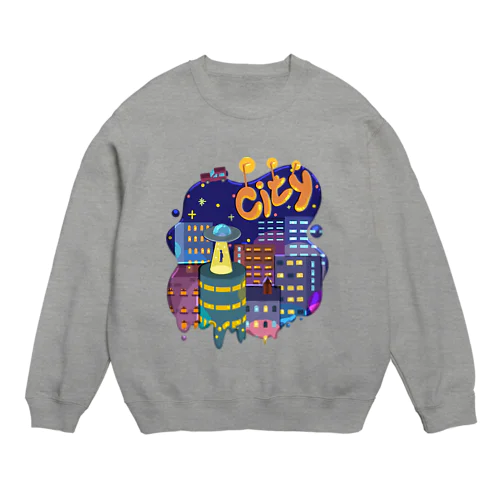 city シティ 154 Crew Neck Sweatshirt