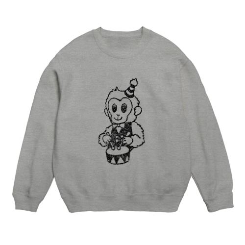 おさるさん Crew Neck Sweatshirt