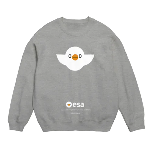 esa (\( ⁰⊖⁰)/)  Crew Neck Sweatshirt