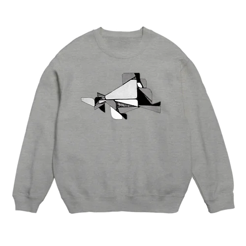 DRAWING ABSTRACT Crew Neck Sweatshirt