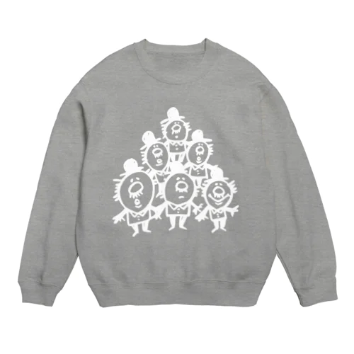 ちっさいおじさんたち Crew Neck Sweatshirt