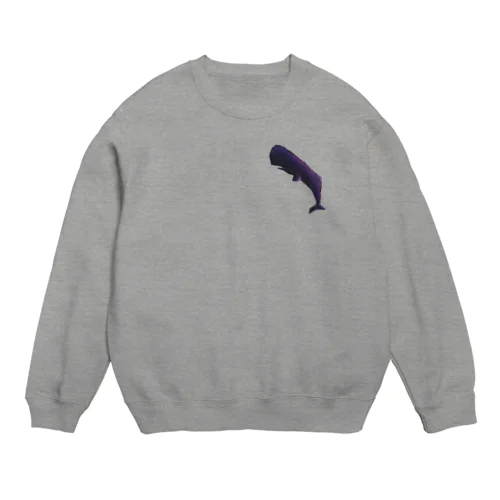 上昇マッコウクジラ Crew Neck Sweatshirt