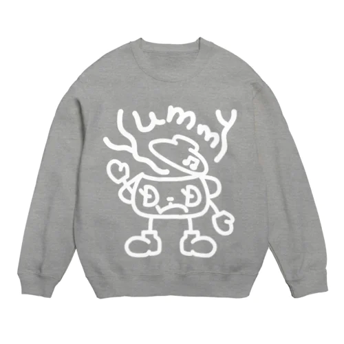 闇鍋マンは『Yummy』と鳴く Crew Neck Sweatshirt