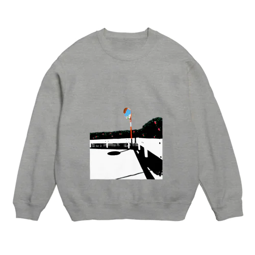 カーブミラー Crew Neck Sweatshirt