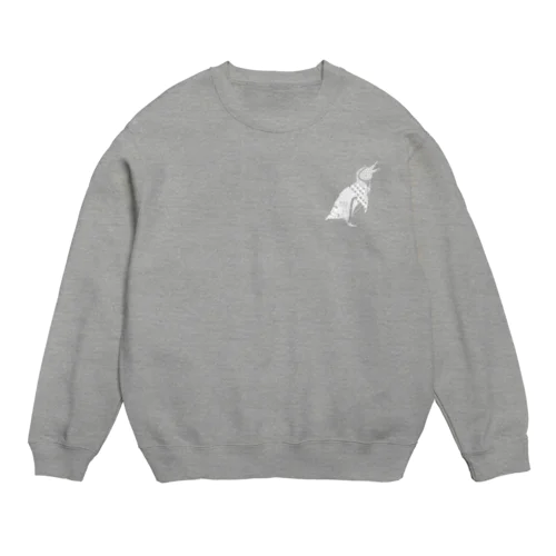 フンボルトペンギン白＋ Crew Neck Sweatshirt