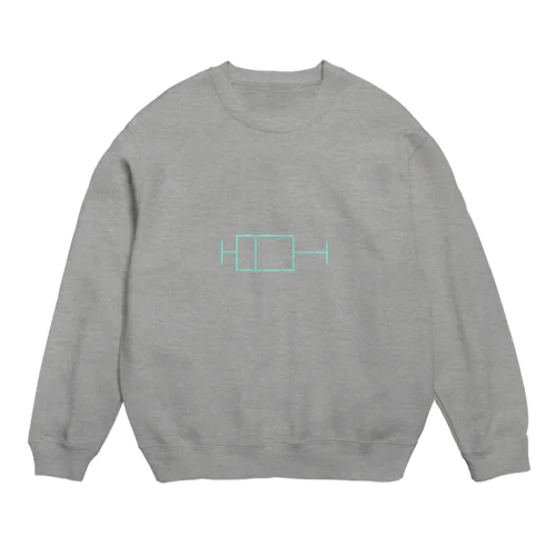 箱ひげ図 Crew Neck Sweatshirt