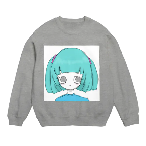 自殺未遂水ちゃん Crew Neck Sweatshirt