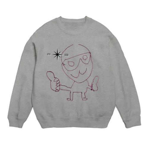 グッとだに君 Crew Neck Sweatshirt